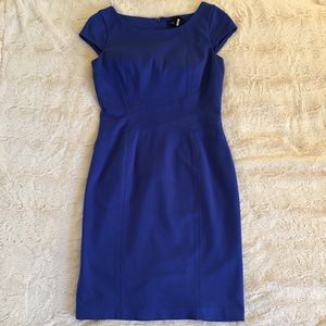 White House Black Market Blue Dress